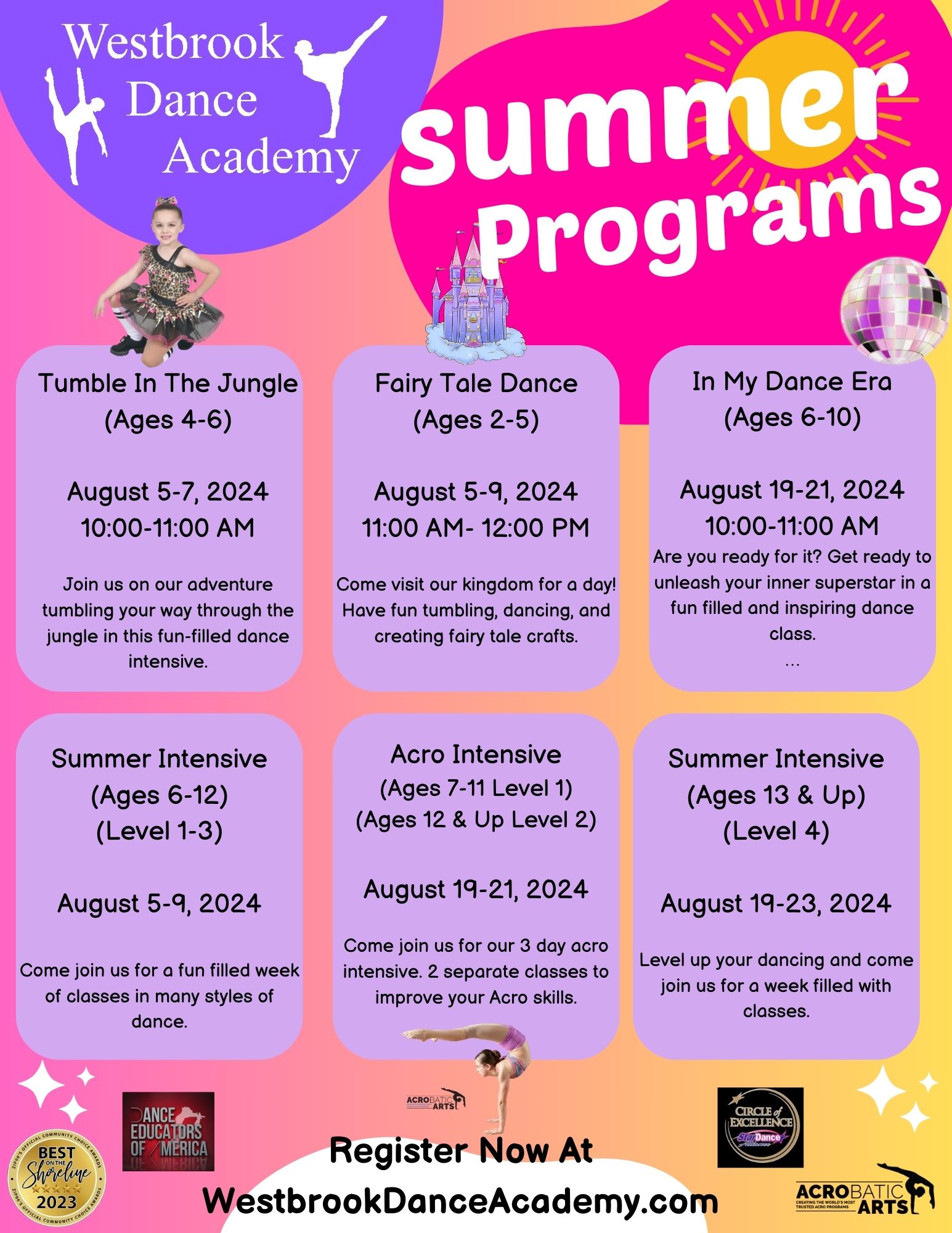 2025 Summer Westbrook Dance Academy